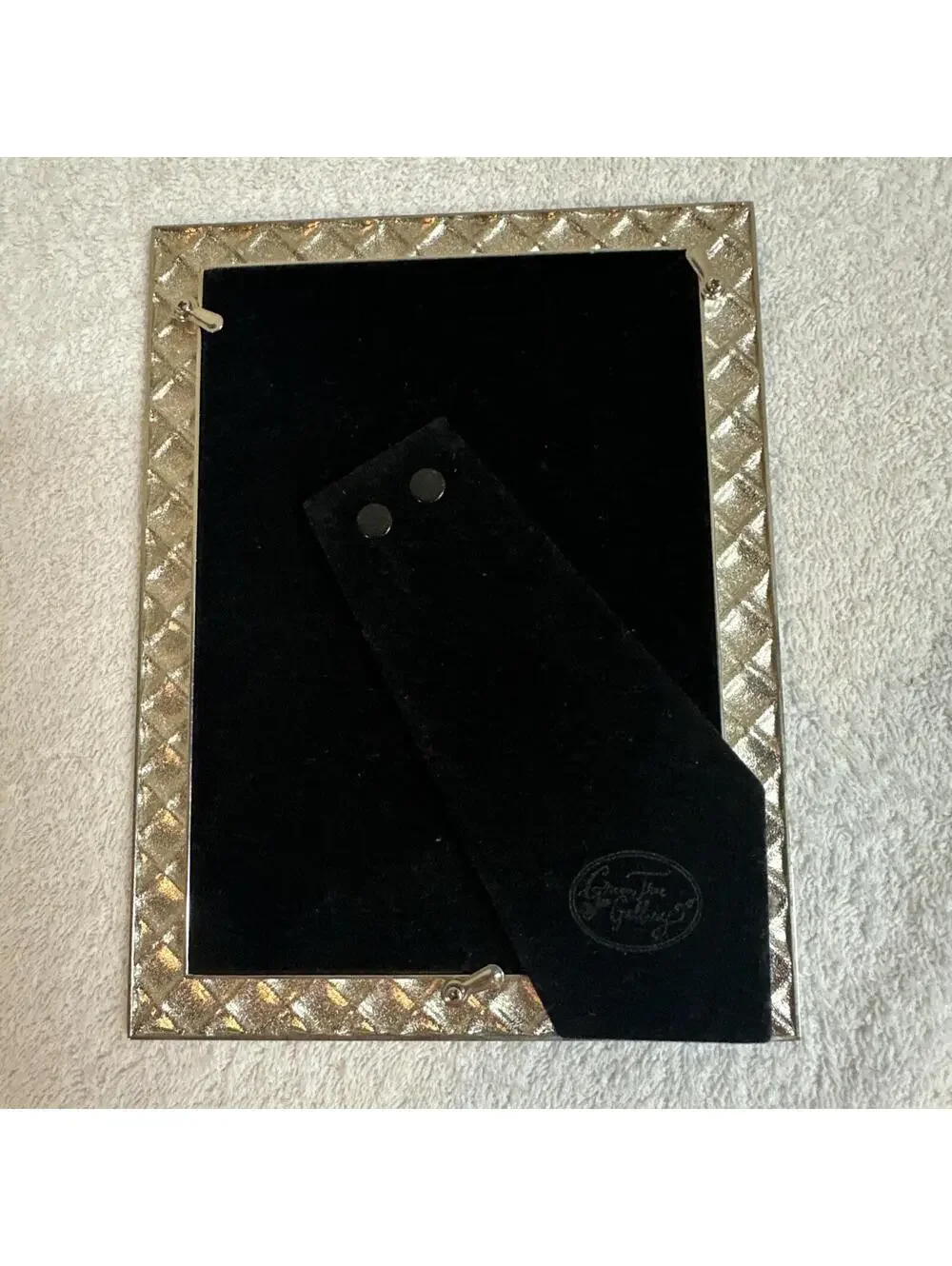 Green tea Gallery Photo Frame Metal Shining Silver & Bronze See Pics For Measure